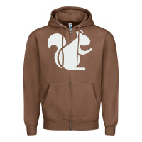 Chestnut squirrel Zipper Hoodie - artisFamous