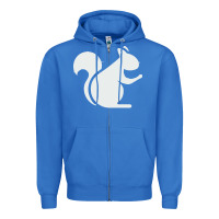 True Royal squirrel Zipper Hoodie - artisFamous