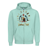 Seafoam jimi hendrix Zipper Hoodie - artisFamous