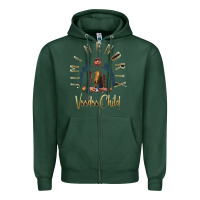 Sports Green jimi hendrix Zipper Hoodie - artisFamous