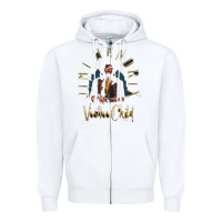White jimi hendrix Zipper Hoodie - artisFamous