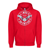 Red linyrd skynyrd Zipper Hoodie - artisFamous