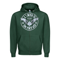 Sports Green linyrd skynyrd Zipper Hoodie - artisFamous