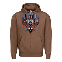 Chestnut linyrd skynyrd Zipper Hoodie - artisFamous