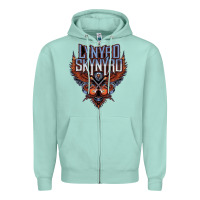 Seafoam linyrd skynyrd Zipper Hoodie - artisFamous