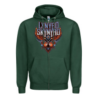 Sports Green linyrd skynyrd Zipper Hoodie - artisFamous