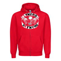Red linyrd skynyrd Zipper Hoodie - artisFamous