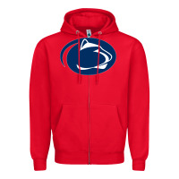 Red nittany lions Zipper Hoodie - artisFamous