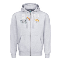 Heather Grey supertramp Zipper Hoodie - artisFamous