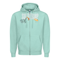 Seafoam supertramp Zipper Hoodie - artisFamous