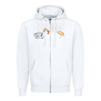 White supertramp Zipper Hoodie - artisFamous