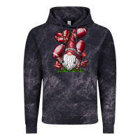 Cloud Black American Football Gnome Vintage Hoodie - CowhideDigitalArt