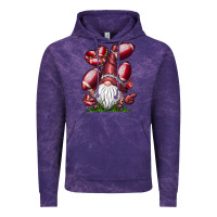 Cloud Purple American Football Gnome Vintage Hoodie - CowhideDigitalArt