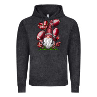 Vintage Black American Football Gnome Vintage Hoodie - CowhideDigitalArt