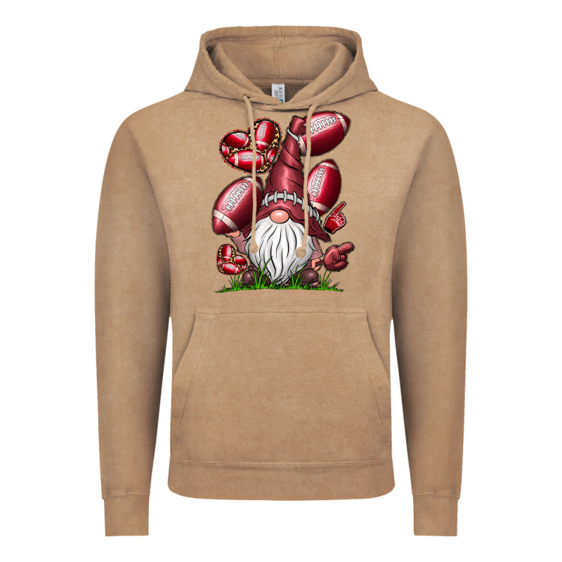 American Football Gnome Vintage Hoodie by CowhideDigitalArt | Teevron