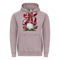 Vintage Zinc American Football Gnome Vintage Hoodie - CowhideDigitalArt