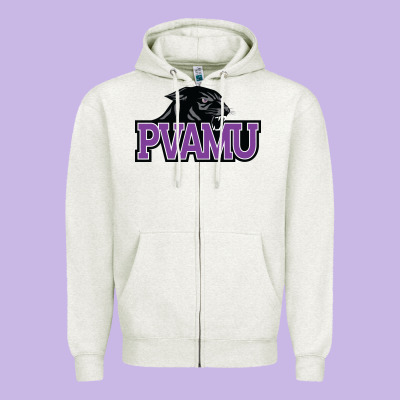 Prairie View A&m Panthers And Lady Panthers Zipper Hoodie Designed By Artisfamous
