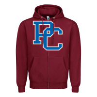 Burgundy presbyterian Zipper Hoodie - artisFamous