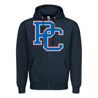 Navy presbyterian Zipper Hoodie - artisFamous