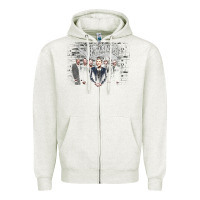 Oatmeal Heather shenandoah Zipper Hoodie - artisFamous