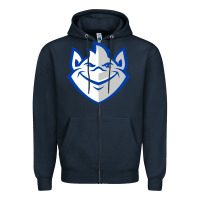 Navy saint louis billikens Zipper Hoodie - artisFamous