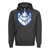 Charcoal Heather saint louis billikens Zipper Hoodie - artisFamous