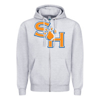 Heather Grey sam houston state bearkats Zipper Hoodie - artisFamous