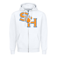 White sam houston state bearkats Zipper Hoodie - artisFamous