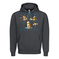 Smoke calvin and hobbes Zipper Hoodie - artisFamous
