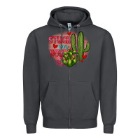 Smoke stuck on you cactus Zipper Hoodie - JahusDesignShop