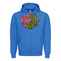 True Royal stuck on you cactus Zipper Hoodie - JahusDesignShop