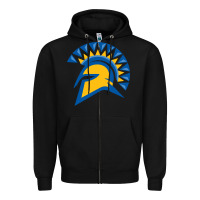 Black san jose state spartans Zipper Hoodie - artisFamous