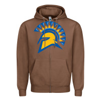 Chestnut san jose state spartans Zipper Hoodie - artisFamous