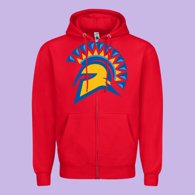 San Jose State Spartans Zipper Hoodie Designed By Artisfamous