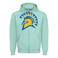 Seafoam san jose state spartans Zipper Hoodie - artisFamous