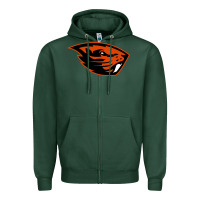 Sports Green oregon merch tee Zipper Hoodie - artisFamous