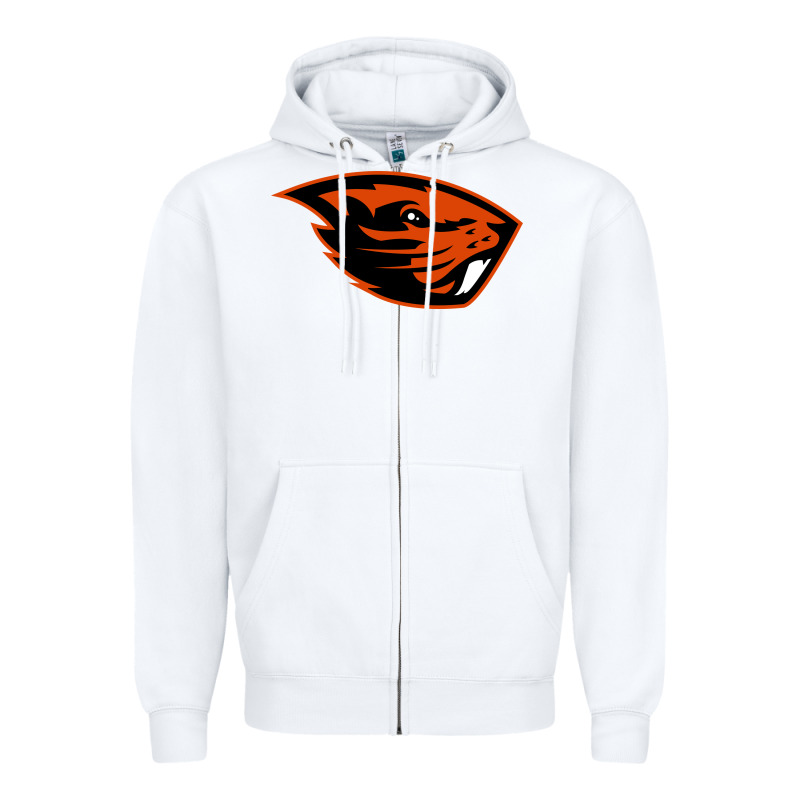Oregon Merch Tee Zipper Hoodie by artisFamous | Teevron