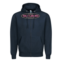 Navy Resto Taco Cabana Zipper Hoodie - artisFamous