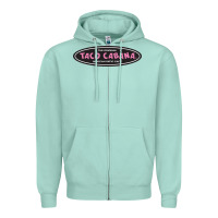 Seafoam Resto Taco Cabana Zipper Hoodie - artisFamous