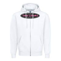 White Resto Taco Cabana Zipper Hoodie - artisFamous