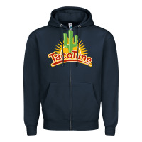 Navy Resto Tacotime Zipper Hoodie - artisFamous