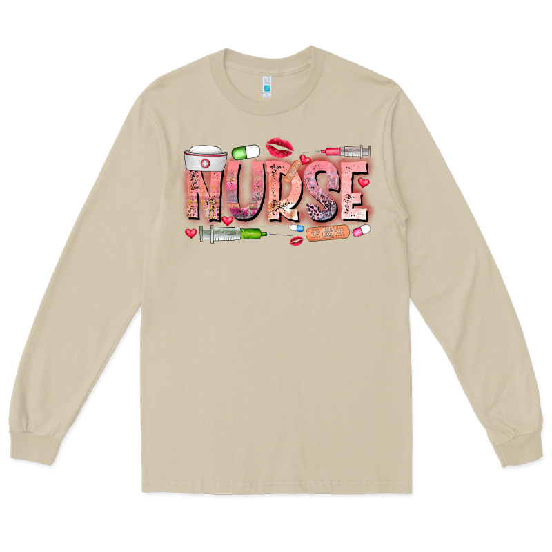 Nurse Valentine Long Sleeve Tee by CowhideDigitalArt | Teevron