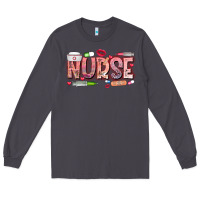 Smoke Nurse Valentine Long Sleeve Tee - CowhideDigitalArt