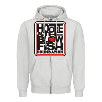 Dove Grey hootie and the blowfish Zipper Hoodie - artisFamous