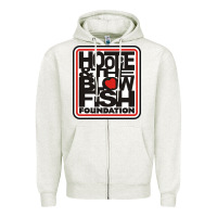 Oatmeal Heather hootie and the blowfish Zipper Hoodie - artisFamous