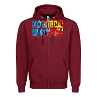 Burgundy hootie and the blowfish Zipper Hoodie - artisFamous