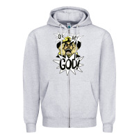 Heather Grey oh my god Zipper Hoodie - artisFamous