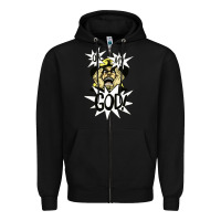 Black oh my god Zipper Hoodie - artisFamous