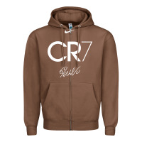 Chestnut cr7 graphic Zipper Hoodie - artisFamous