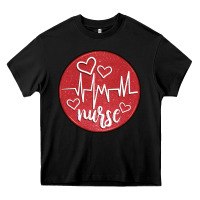 Black nurse coaster Heavy Core Tee - CowGirlArtShop